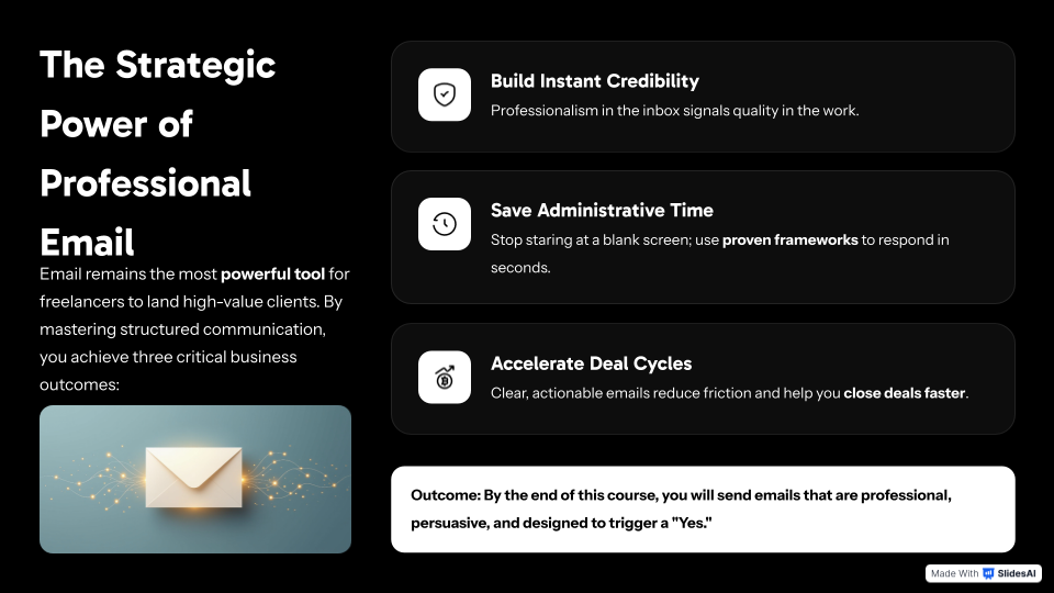 Freelance Email Templates That Close Deals – Mini-Course
