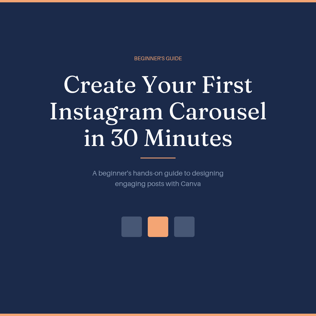 Instagram Carousel Templates – Fully Editable in Canva + Beginner’s Guide PDF